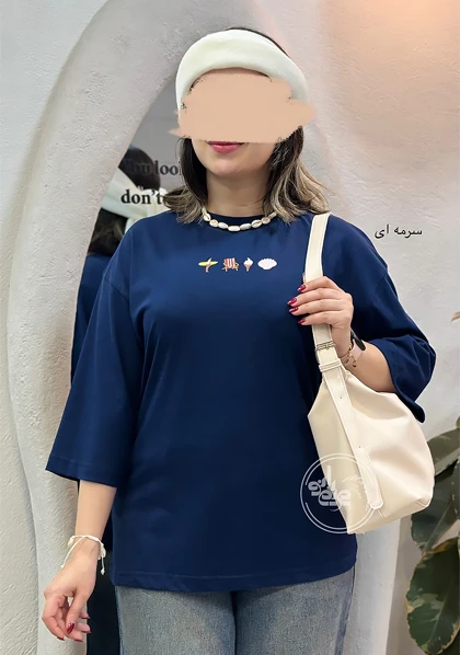 تیشرت باکسی بستنی