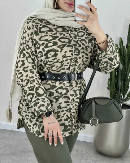 شومیز پلنگی(41)کد3459