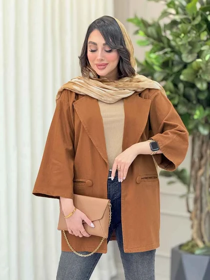 مانتو دو دکمه امیلیا