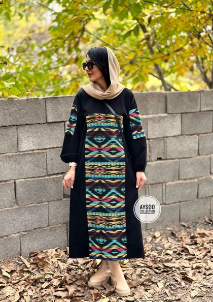 پیراهن مانتویی طناز