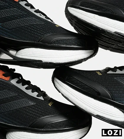 کفش کتانی مردانه و زنانه سرمه ای مشکی Adidas PureBoost v02