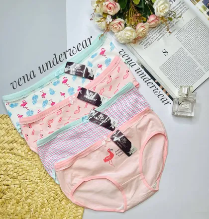 شورت نخی زنانه طرح فلامینگو (برند وارداتی)