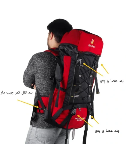 کوله پشتی کوهنوردی حرفه ای 60 لیتری دیوتر Deuter