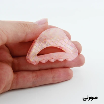کلیپس دخترانه مدل بند انگشتی طرح مثلثی خطی
