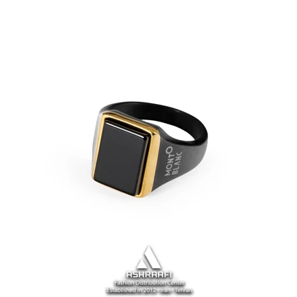 انگشتر مشکی مون بلان Mont Blanc Ring GK09