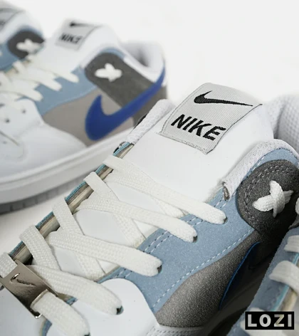 کفش کتانی بزرگ پا طوسی آبی نایک NIKE SB