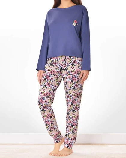 تیشرت و شلوار بلند گلنوش زنانه