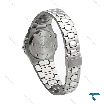 ساعت پتک فیلیپ زنانه استیل صفحه مشکی نارنجی Patek-6530-L