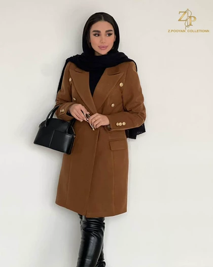 پالتو فوتر کوبیده زنانه آیشین