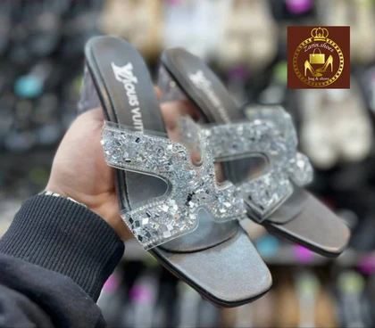 صندل یا روفرشی نگینی مجلسی زنانه هرمس