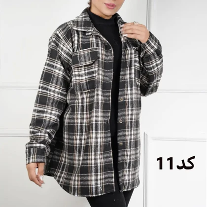 شکت چهارخونه پشمی گرم بالا 7292