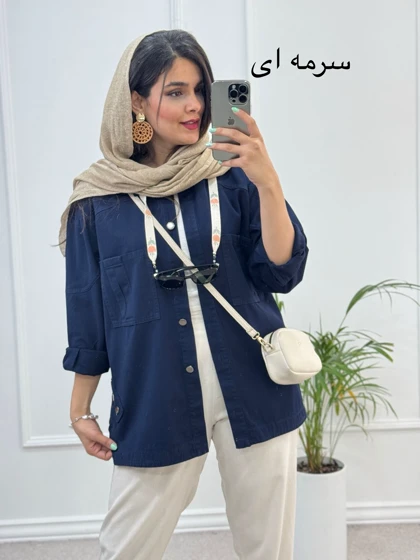 مانتو کتان آیین *