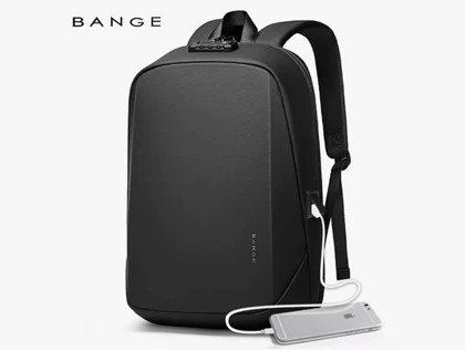 کوله پشتی لپ تاپ 15.6 اینچ بنج BANGE اصل مدل BG-7251 ضد آب با 2 درگاه شارژ