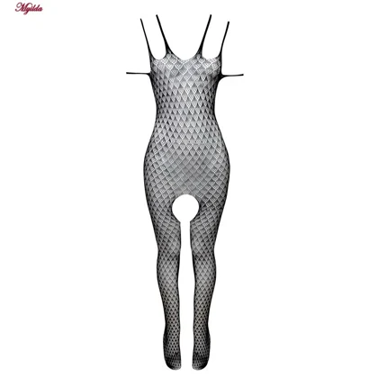 سرهمی فانتزی زنانه مدل فاق باز مشکی کد 4855-7049