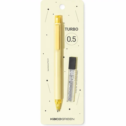 مداد نوکی 0.5 میلی‌متر کاکو KACO مدل K5 Turbo با مغزی HB مشکی