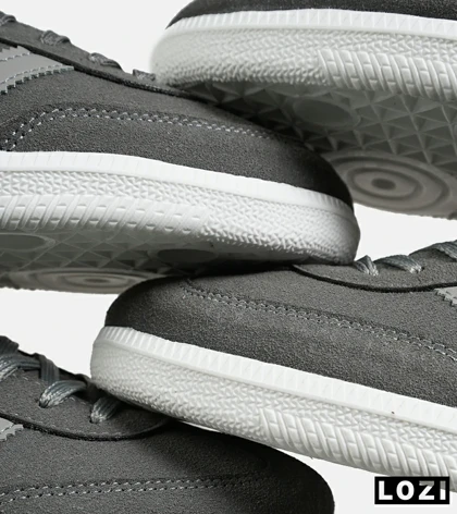 کفش کتانی مردانه و زنانه سامبا طوسی ADIDAS Samba مدل 7298