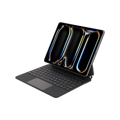 کیبورد آیپد 11PRO لولو مدل LEVELO AEROBOARD SAFFIANO LEATHER WIRELESS KEYBOARD LVLABKP11BK