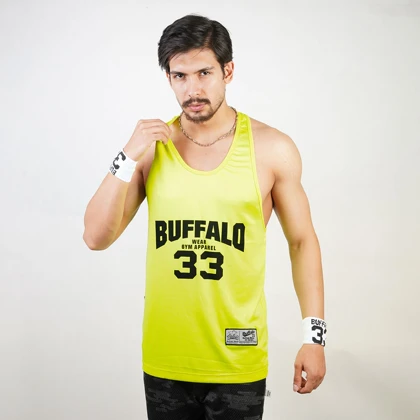 رکابی قهرمانی بدنسازی بوفالو 33 سبز فسفری