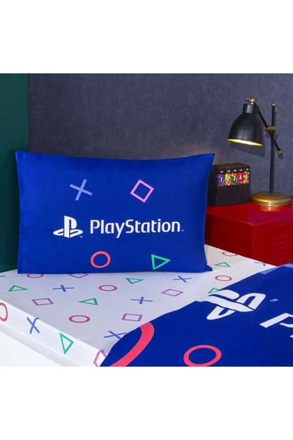 سرویس روتختی یک نفره Taç مدل Playstation پنبه - چندرنگ