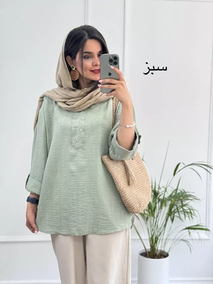 مانتو شومیزی ساندی