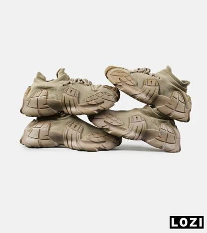 کفش کتانی مردانه کرم BALENCIAGA مدل 7491