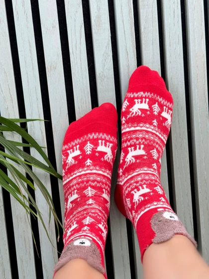 جوراب زنانه کریسمس