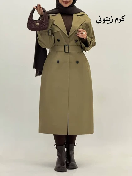 3987-بارانی بلند تیدا