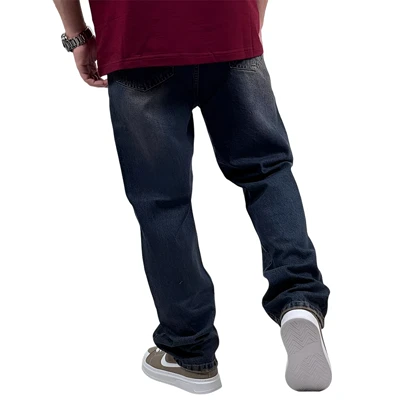 شلوار جین بگ مردانه مشکی کد 8