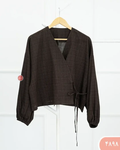 شومیز جلو بندی 4898