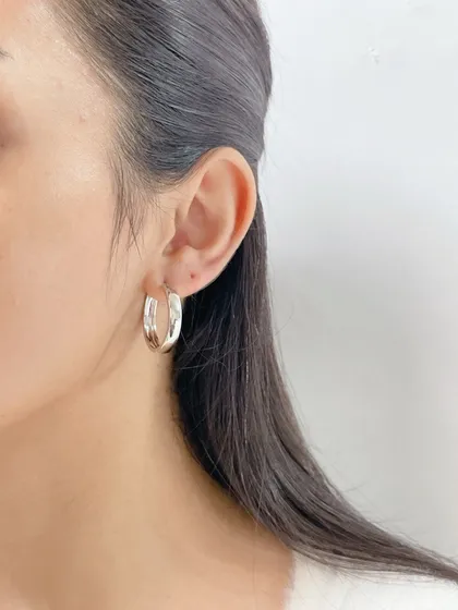 گوشواره حلقه‌ای ساده