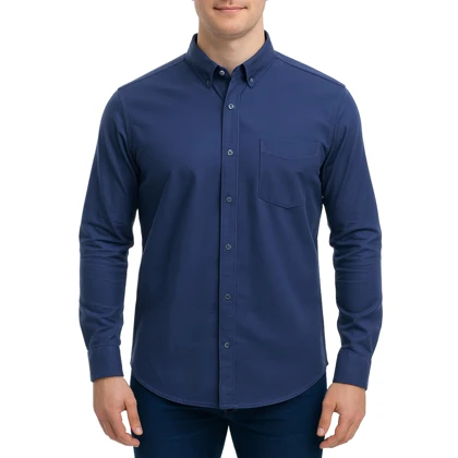 پیراهن آستین بلند ساده مردانه برندمد مدل 1420298