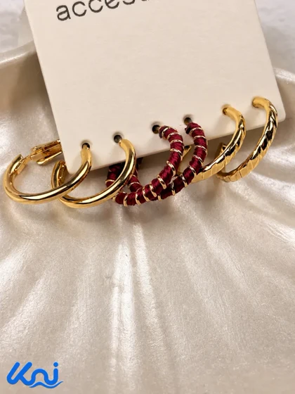 گوشواره زنانه وارداتی مدل روبی
