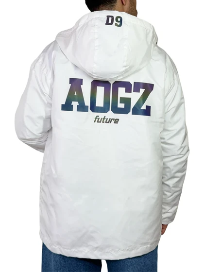 سویشرت مردانه بادگیر ضد باران مدل az رنگ سفید کد 000358