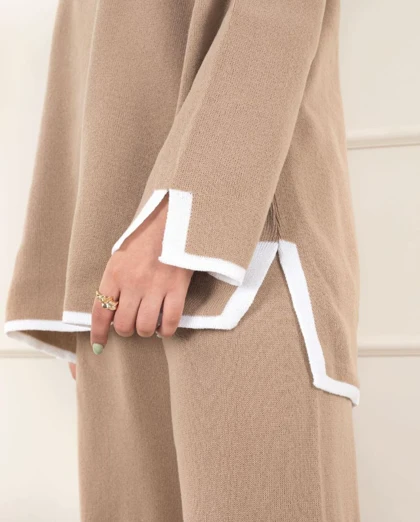 ست بافت اینترسیاهی پایین خط‌دار کد 40142