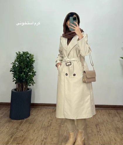 بارانی بلند ویشکا(ایراد دار)