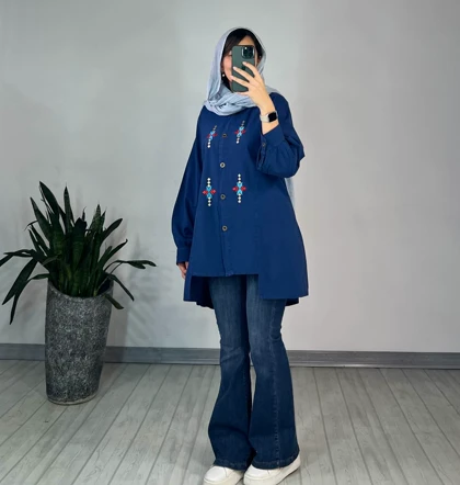 مانتو لینن طلا