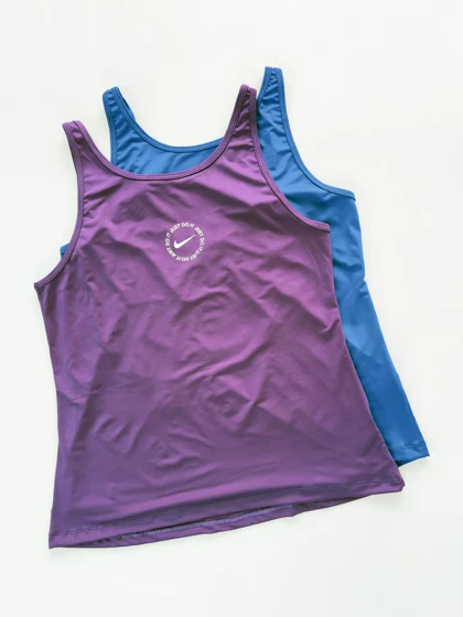 تاپ ورزشی پشت‌باز بند دوبل نایکی Nike