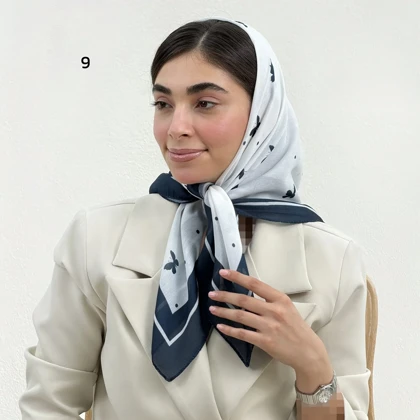 مینی اسکارف زنانه نخی میکس | آی بولک