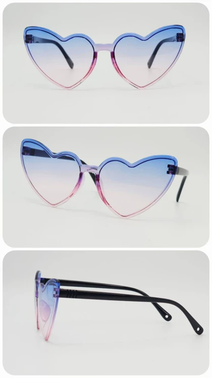 عینک آفتابی بچگانه اسپرت قلبی با شیشه‌های ضد اشعه UV