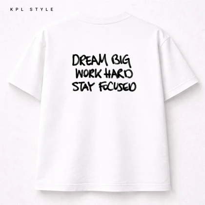 تیشرت سفید پنبه‌ای باکسی | طراحی مینیمال پشت کار، مناسب آقایان و خانم‌ها کد 1173