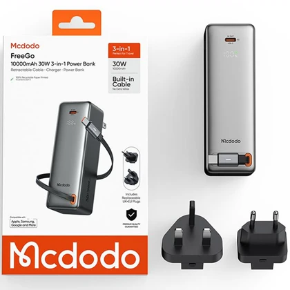 پاوربانک 10000 و شارژر دیواری 20 وات مک دودو MCDODO مدل MC-3181