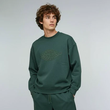 ست دورس و شلوار بگ طرح(air jordan)