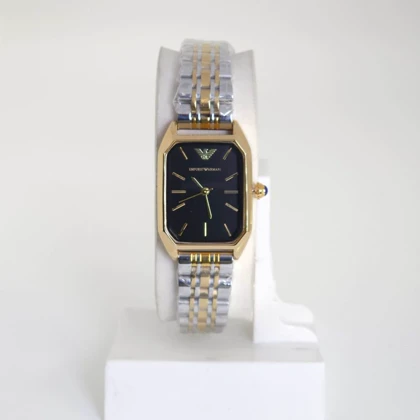 ساعت مچی زنانه امپریو آرمانی Emporio Armani تمام استیل با قفل پروانه ای