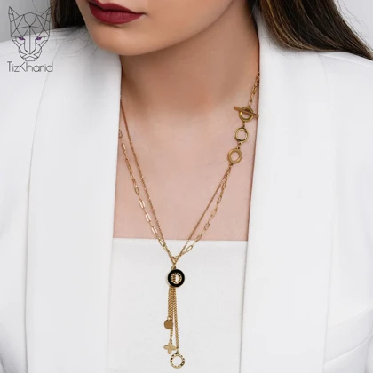 گردنبند چند لاین بولگاری گلد