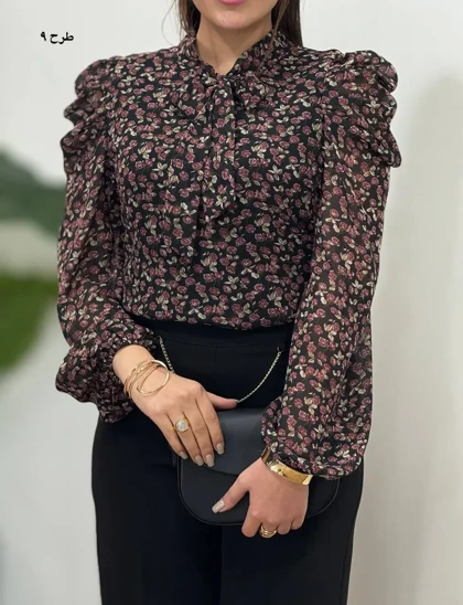 شومیزحریر مجلسی مهلا (4520)