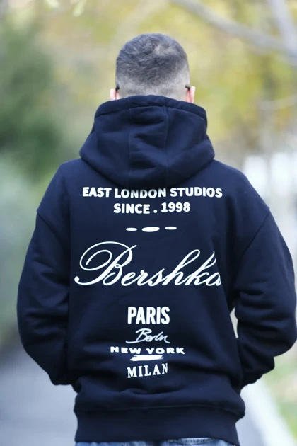 هودی طرح دار برند BERSHKA
