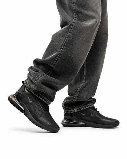 کتانی خارجی بزرگ پا مردانه ایرمکس مشکی NIKE AIR MAX (مستر کوالیتی)