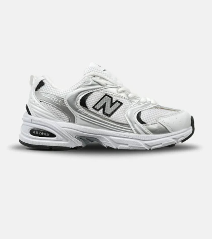 کفش کتانی مردانه و زنانه سفید طوسی NEW BALANCE 530