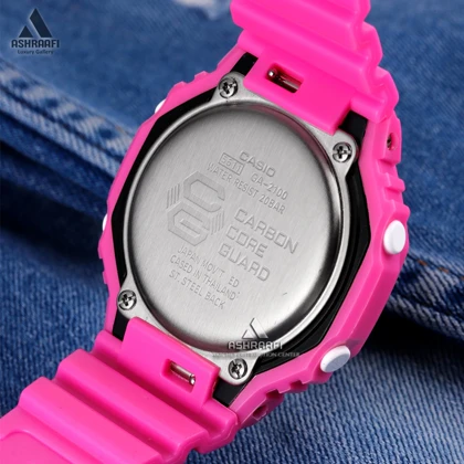 ساعت جی شاک صورتی Casio G-Shock GA-2100-PG
