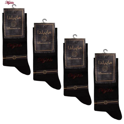 جوراب مردانه ماییلدا مدل 3629-92 بسته 4 عددی